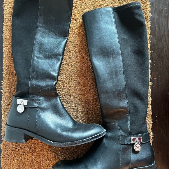 Michael Kors Black Knee High Boots - Picture 2 of 7